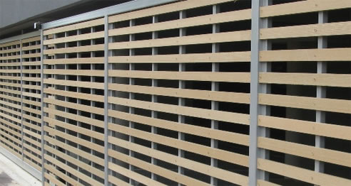 wood plastic composite screening
