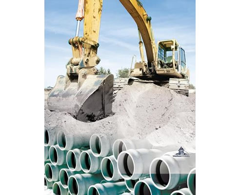pvc pipe bulldozer
