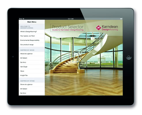karndean product selector app