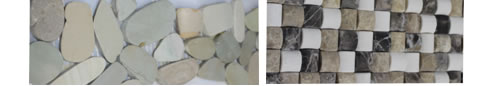 natural stone feature tiles