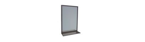 mirror shelf steel