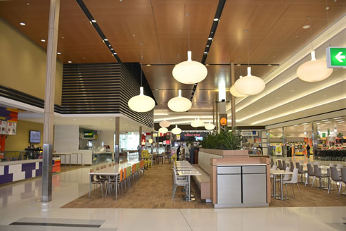supawood interior lining majura park shopping centre