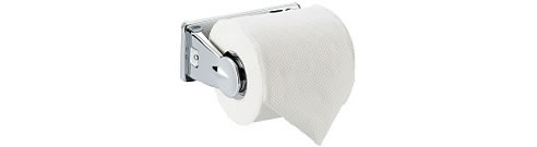 theft resistant spindle single toilet roll holder