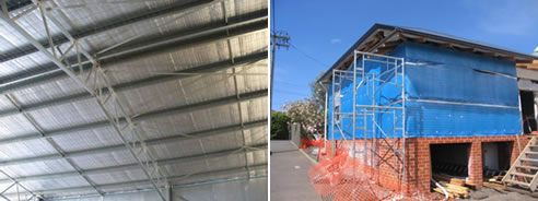 e-therm reflective insulation and thermal break lining