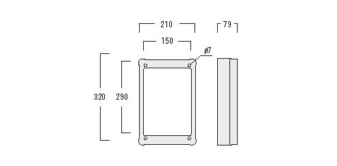 buc230 led bulkhead measurements