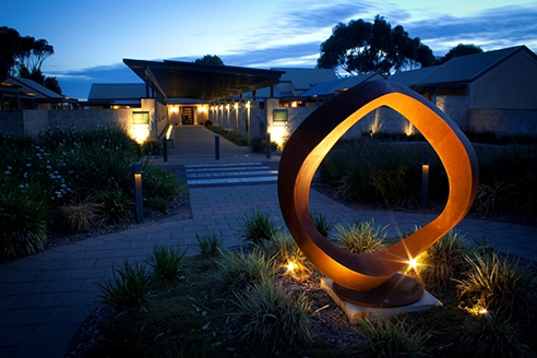 cor-ten steel garden sculpture