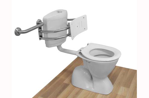 toilet backrest
