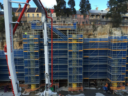 concrete column forming construction