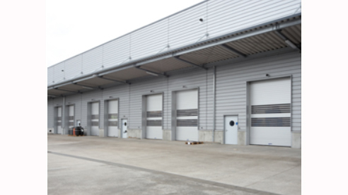 rigid curtain factory doors