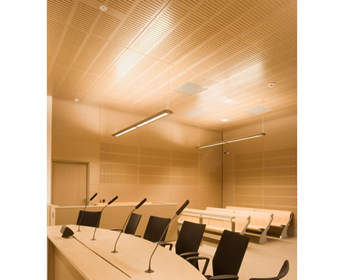 acoustic wood panel lining