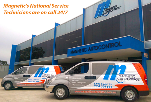 magnetic autocontrol service vehicles