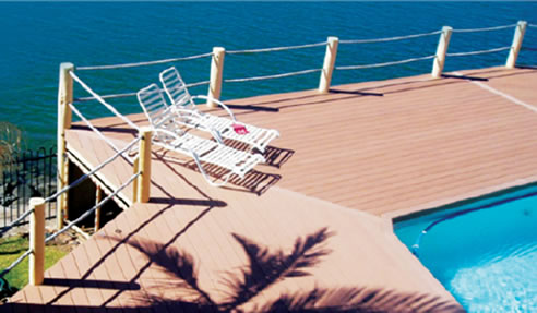 composite poolside decking