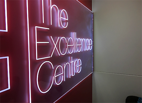 LED Signage for The Excellence Centre