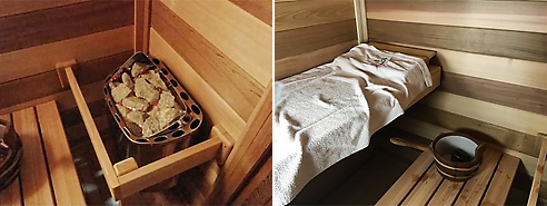 Ukko Sauna's new display sauna