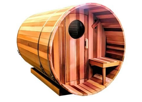 cedar barrel sauna