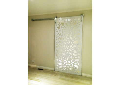 sliding door decorative screen