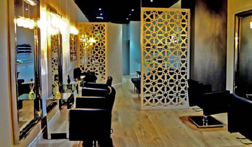 decorative screen room divders in salon