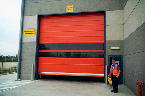 Roller PVC doors from DMF International