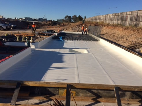 Preprufe® 300R pre-applied waterproofing membrane