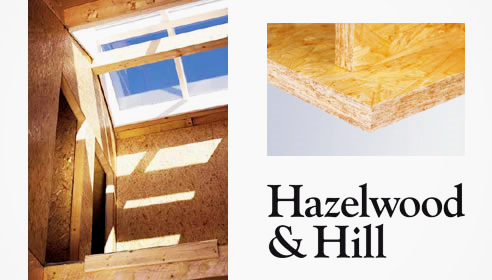 Environmentally sustainable bracing panel from Hazelwood & Hill