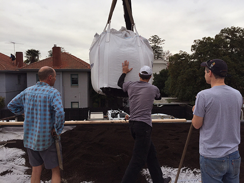 green roof soil