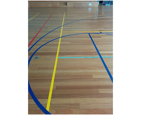School Gym Timber Floor Sealed with Livos Oil