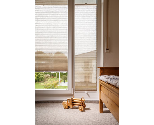 Narrow window XL50 Pleat blind system