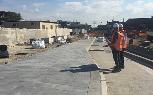 STONETECH Sealer for Green Square Paved Footpath