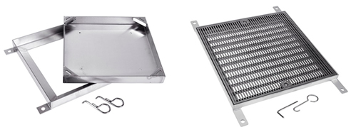 stainless steel grate and frame