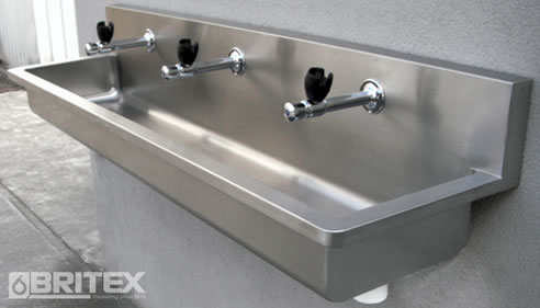 Pre-Plumbed Stainless Steel Bubbler Trough