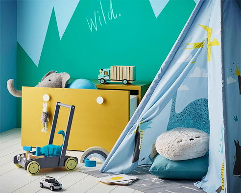 Play room project from Dulux