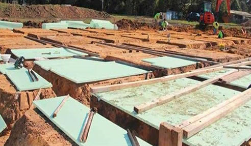 Extruded Polystyrene Sheets Under Slab