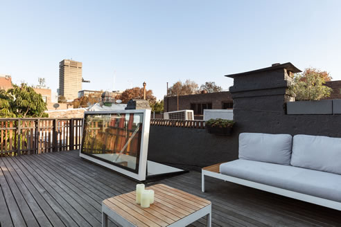 Electric Glazed Roof Hatch