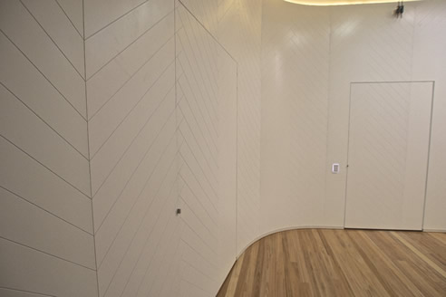 Herringbone Wall Panelling