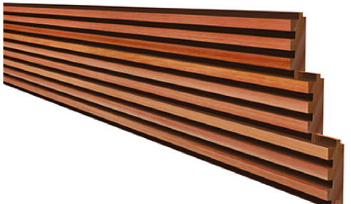 Two-Tone Cedar Interior Panels
