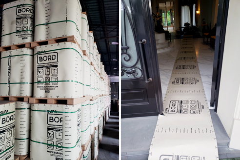 SupaBord floor protection from Renaissance Parquet