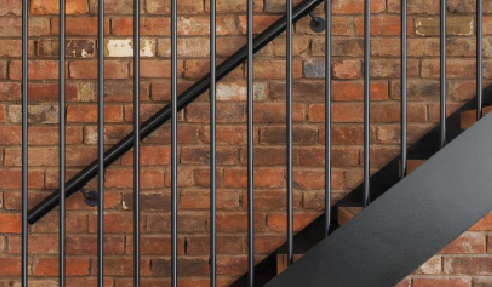 Steel Rod Balustrade Residential Stairs