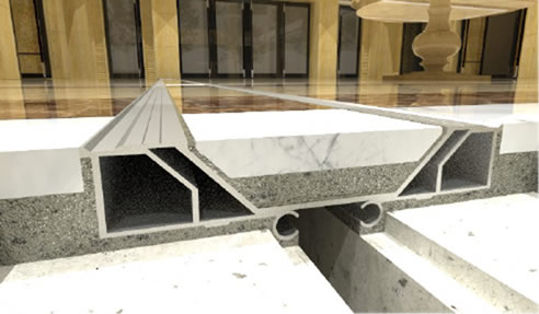 Architectural Floor Seismic Joint