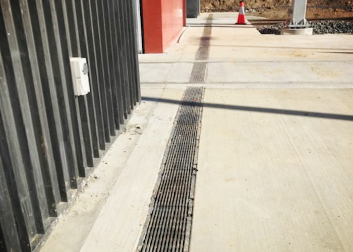Tram Rail Integrated Stormwater Drain System from ACO