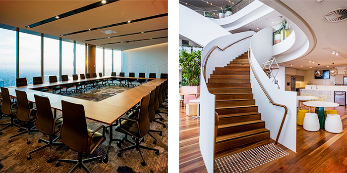 Australian Timber & Carpets for Offices from Embelton