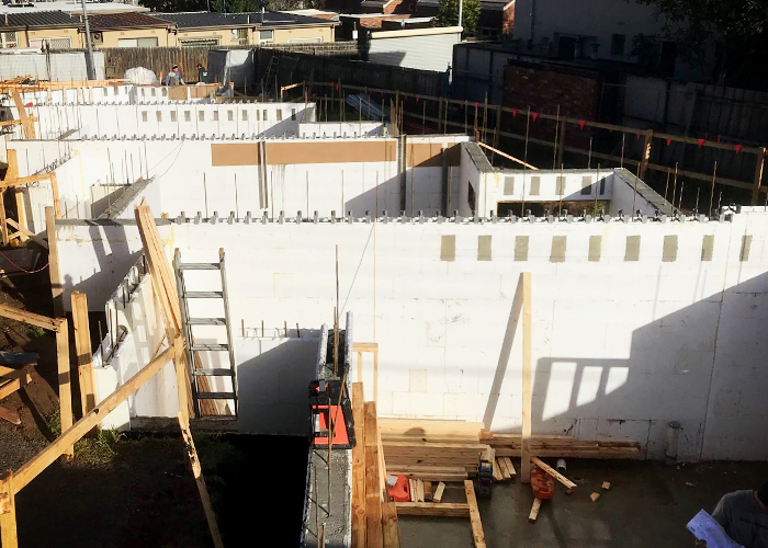 ICF Townhouses Melbourne with Insulbrick ICF