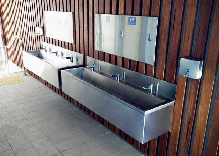 Stainless Steel Amenities for St Kilda Life Saving Club from BRITEX