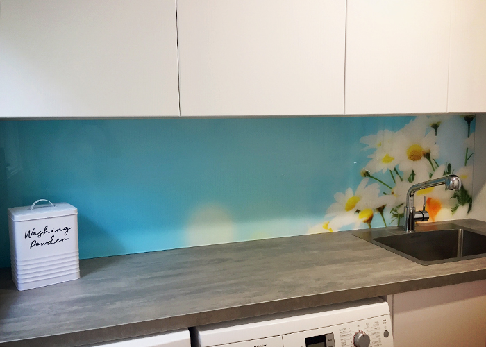 Printed Laundry Splashbacks from Innovative Splashbacks