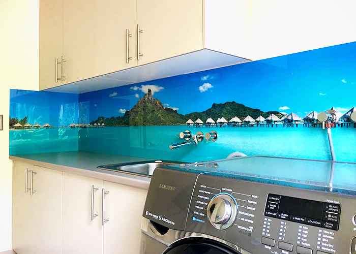 Printed Laundry Splashbacks from Innovative Splashbacks