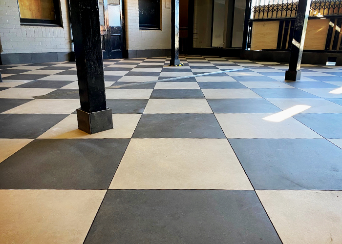 Commercial Floor Renovation for The Kent Hotel with LATICRETE