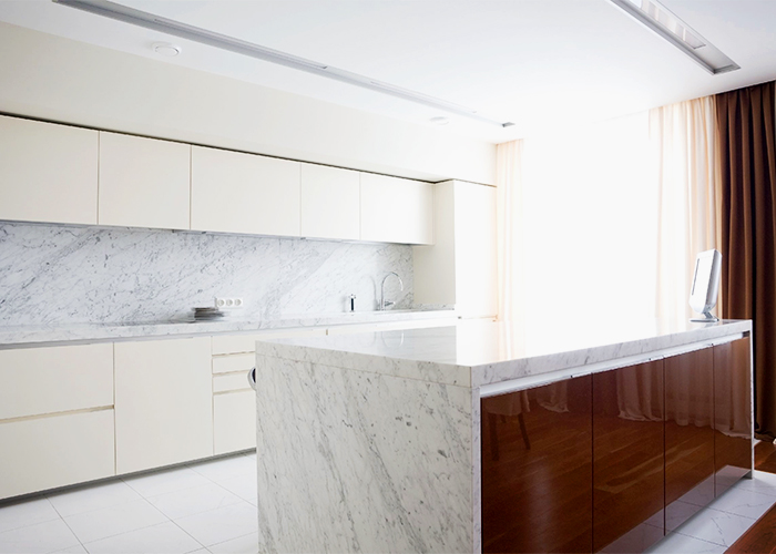 Bianco Carrara White Marble Tiles & Slabs from RMS Marble