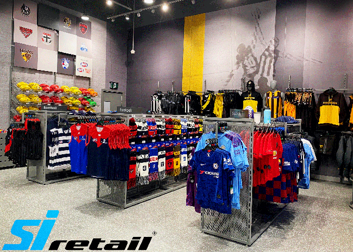 Custom Retail Fixtures for Rebel Store from SI Retail