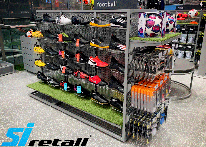 Custom Retail Fixtures for Rebel Store from SI Retail