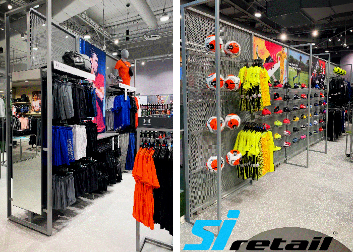 Custom Retail Fixtures for Rebel Store from SI Retail