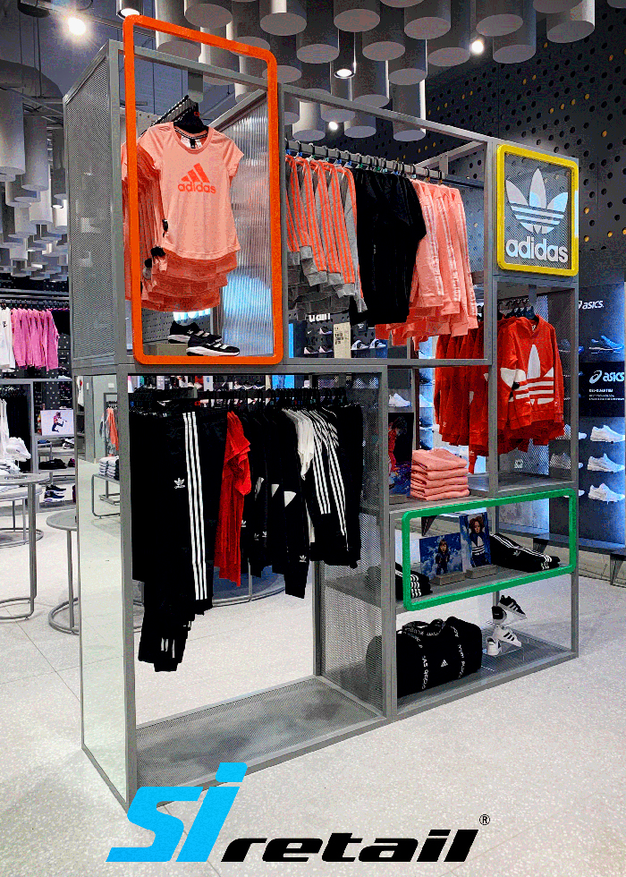 Custom Retail Fixtures for Rebel Store from SI Retail